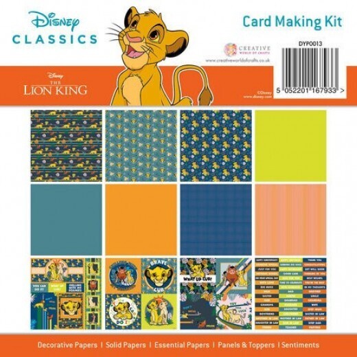 The Lion King - Card Making 8x8 Pad | De Egel - Hobbywinkel - Marianne ...